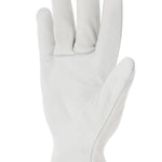 SINGER-SAFETY 50F - COW GRAIN NATURAL LEATHER WORK GLOVE C/W ELACTICATED CUFF