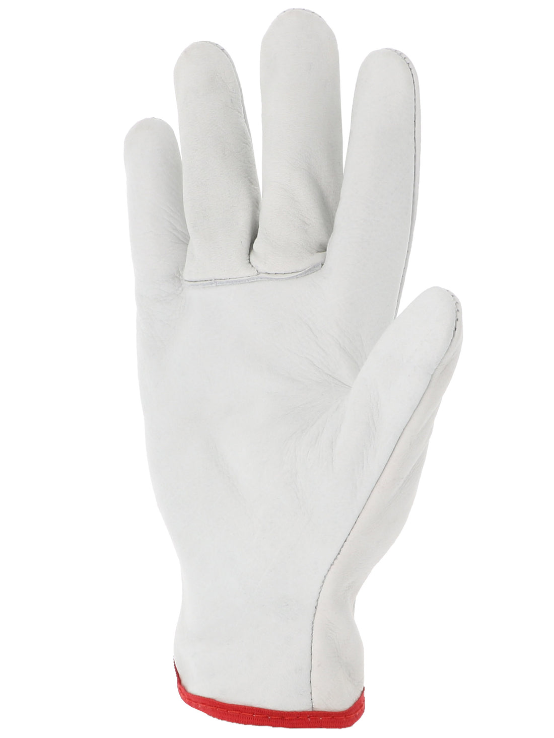 SINGER-SAFETY 50F - COW GRAIN NATURAL LEATHER WORK GLOVE C/W ELACTICATED CUFF