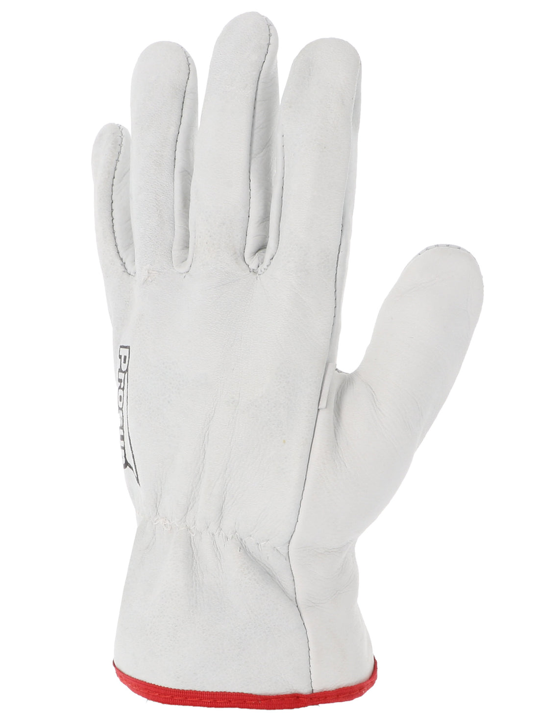 SINGER-SAFETY 50F - COW GRAIN NATURAL LEATHER WORK GLOVE C/W ELACTICATED CUFF