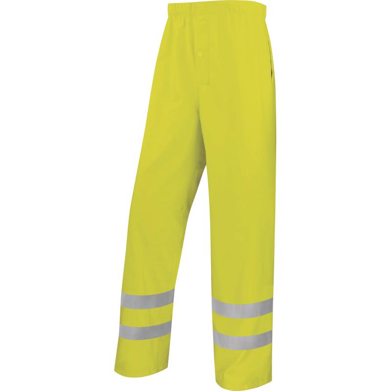 DELTAPLUS 900Pan YELLOW HI VIZ BREATHABLE WELDED SEAMS WET LEGGINS