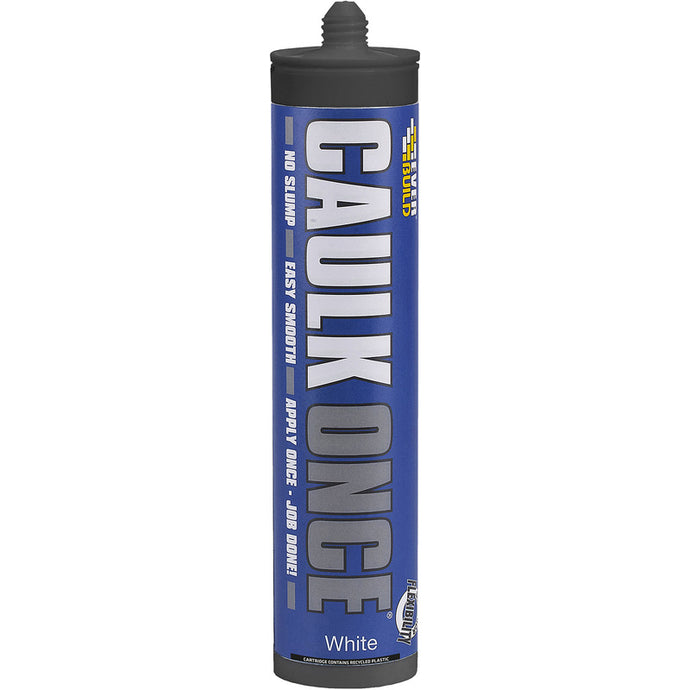 TUBE OF EVERBUILD  CAULK ONCE WHITE 380ml
