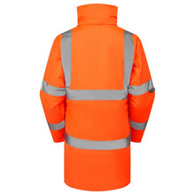 Load image into Gallery viewer, LEO - CHERISTOW - ORANGE - WOMAN'S  PADDED WATERPROOF HI VIZ JACKET  4K L01-O-LEO
