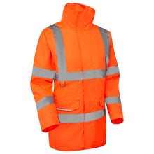 Load image into Gallery viewer, LEO - CHERISTOW - ORANGE - WOMAN'S  PADDED WATERPROOF HI VIZ JACKET  4K L01-O-LEO
