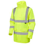 LEO - CHERISTOW - YELLOW - WOMAN'S  PADDED WATERPROOF HI VIZ JACKET  4K L01-Y-LEO
