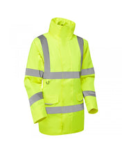 Load image into Gallery viewer, LEO - CHERISTOW - YELLOW - WOMAN'S  PADDED WATERPROOF HI VIZ JACKET  4K L01-Y-LEO
