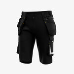 SAFETY JOGGER - ALKES WORK SHORTS -  WITH HANG POCKETS - ALKSHORTM - BLACK