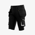 SAFETY JOGGER - ALKES WORK SHORTS -  WITH HANG POCKETS - ALKSHORTM - BLACK