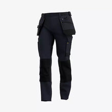 Load image into Gallery viewer, SAFETY JOGGER NAVY ALKES STRETCH WORK TROUSERS C/W HOLSTER POCKET
