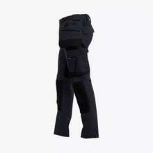 Load image into Gallery viewer, SAFETY JOGGER NAVY ALKES STRETCH WORK TROUSERS C/W HOLSTER POCKET
