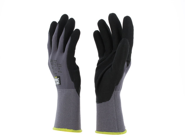 SAFETY JOGGER ALLFLEX 4131A - SAFETY GLOVES NITRILE - DARK GREY
