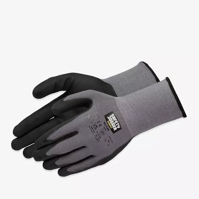 SAFETY JOGGER ALLFLEX 4131A - SAFETY GLOVES NITRILE - DARK GREY