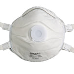 SINGER SAFETY RESPIRATOR. FFP3 NR D STANDARD MASK WITH VALVE 5 PIECES. AUUM30VSL