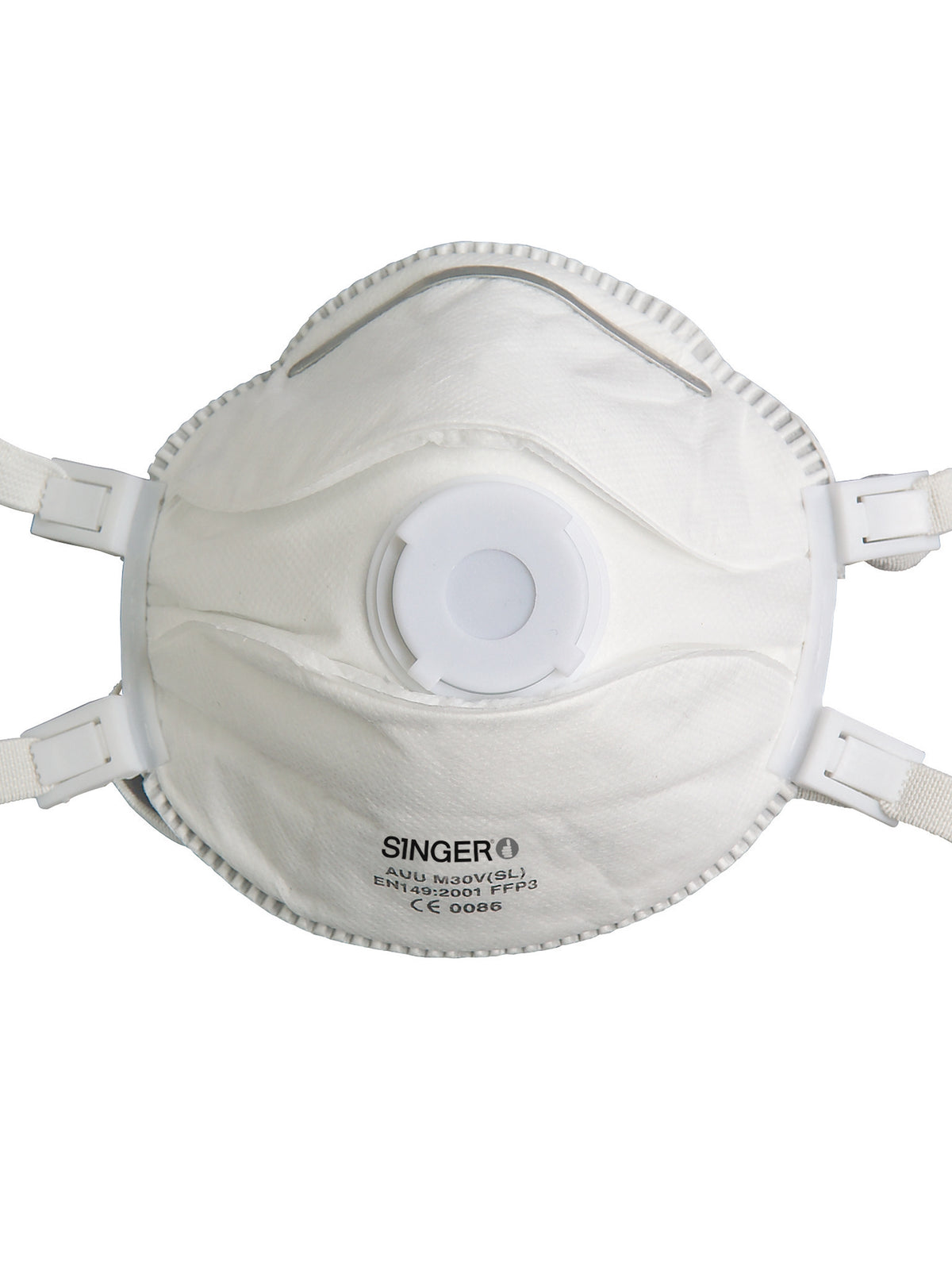 SINGER SAFETY RESPIRATOR. FFP3 NR D STANDARD MASK WITH VALVE 5 PIECES. AUUM30VSL