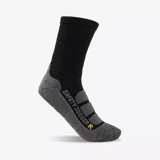 SAFETY JOGGER BAMBOO SOCK - AIRCONDITIONING FUNCTIONAL SOCK BLACK