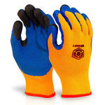 BF3OR 09- Latex Thermo-star Fully Dipped Gloves Orange - Beeswift