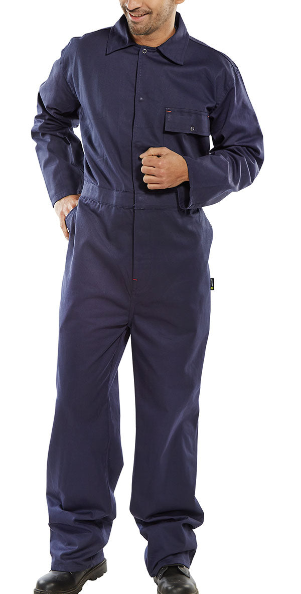 BEESWIFT CDB SWIFT NAVY COTTON WORK OVERALL