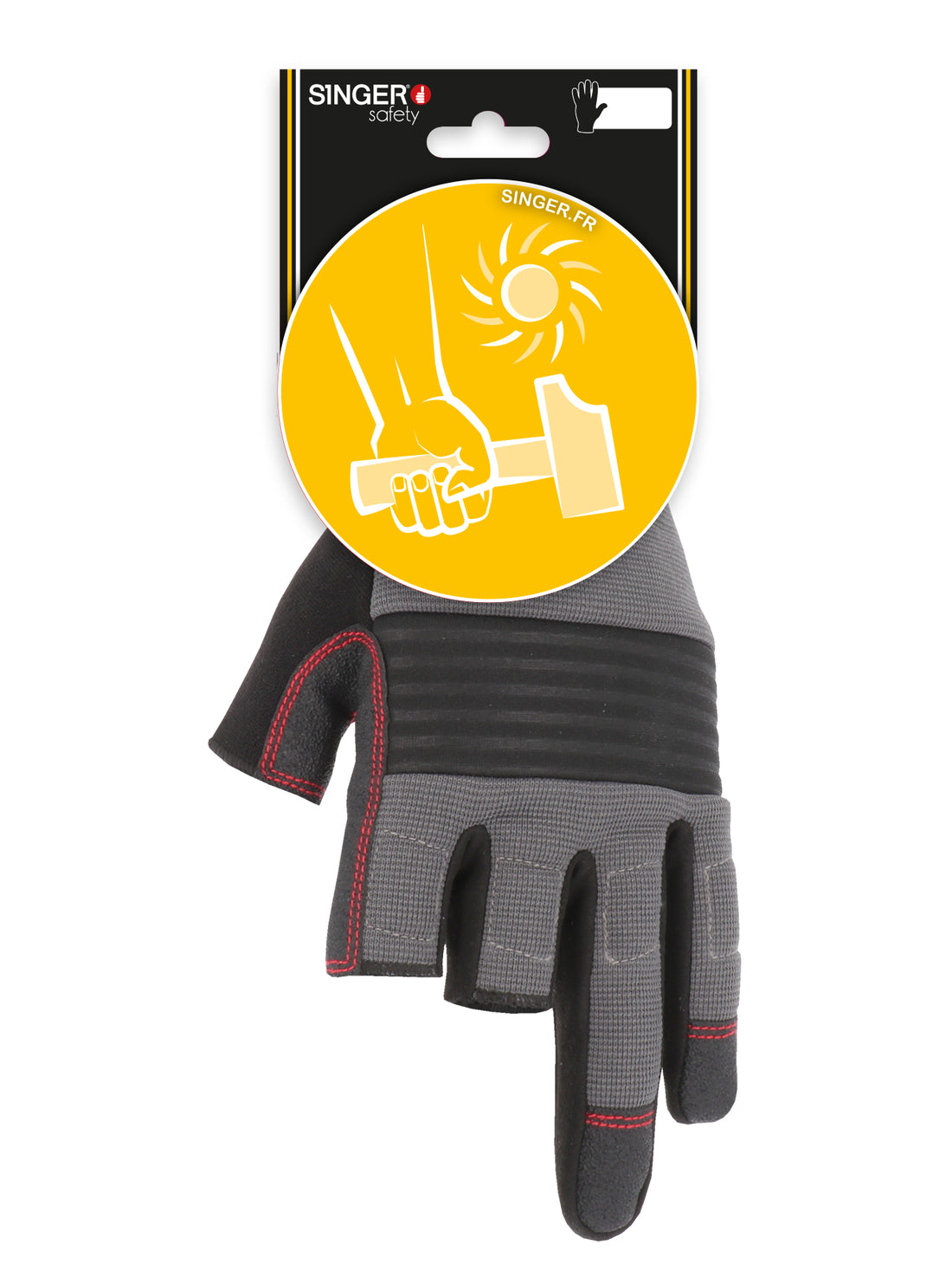 SINGER SAFETY CMC2D - FINGERLESS STYLE INDUSTRIAL WORK GLOVE