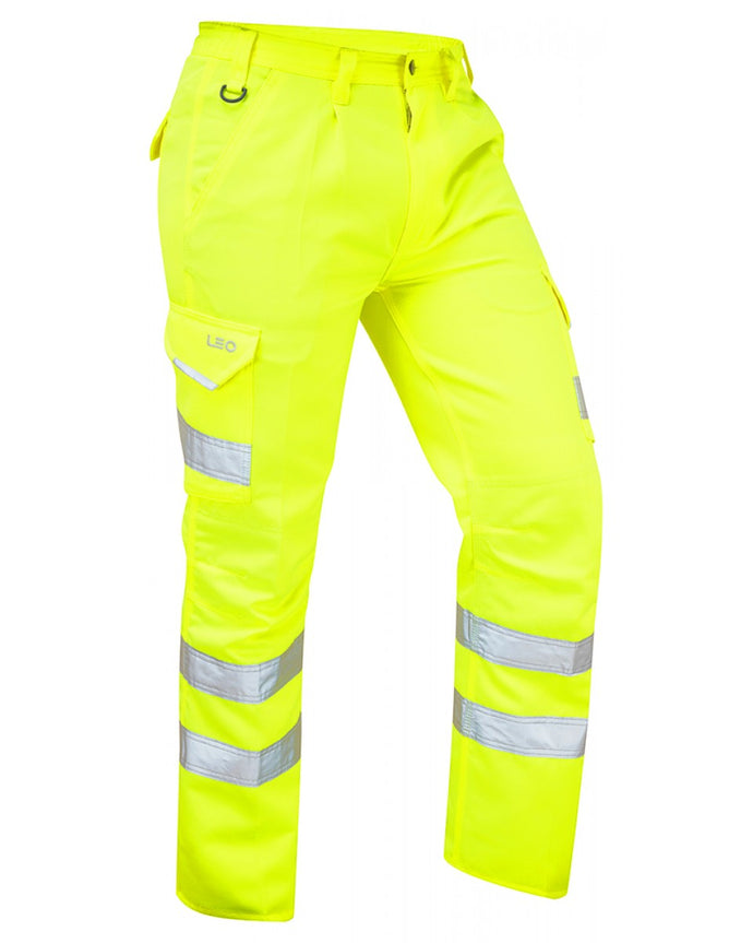 CT01-Y-LEO - BIDEFORD ISO20471 Class 1 Cargo Trouser Yellow