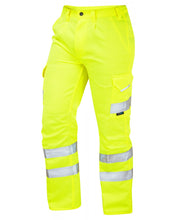 Load image into Gallery viewer, CT01-Y-LEO - BIDEFORD ISO20471 Class 1 Cargo Trouser Yellow
