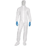 DELTAPLUS DT115 DISPOSABLE TYPE 5/6 INDUSTRIAL OVERALLS WITH HOOD