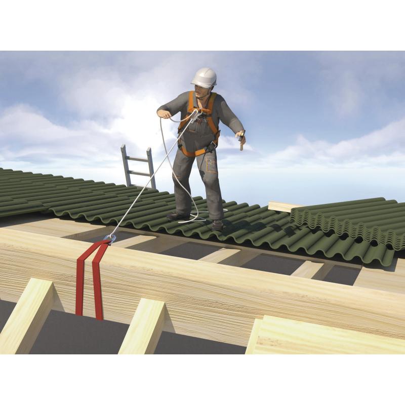 DELTAPLUS ELARA150 - "ROOF" FALL  ARRESTER SET: HAR12 + AN063/10 + AM002 + 1 STORAGE BAG