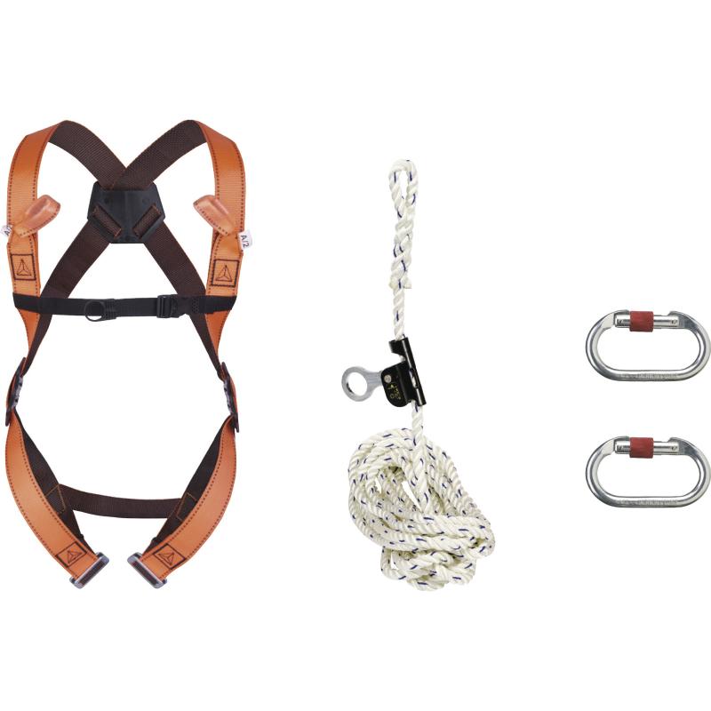 DELTAPLUS ELARA150 - "ROOF" FALL  ARRESTER SET: HAR12 + AN063/10 + AM002 + 1 STORAGE BAG