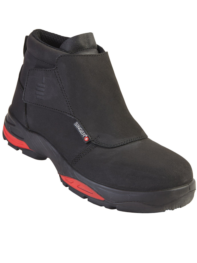 SINGER SAFETY ETNA. HIGH CUT WELDERS SAFETY BOOT NUBUCK LEATHER. S3L HRO FO SR