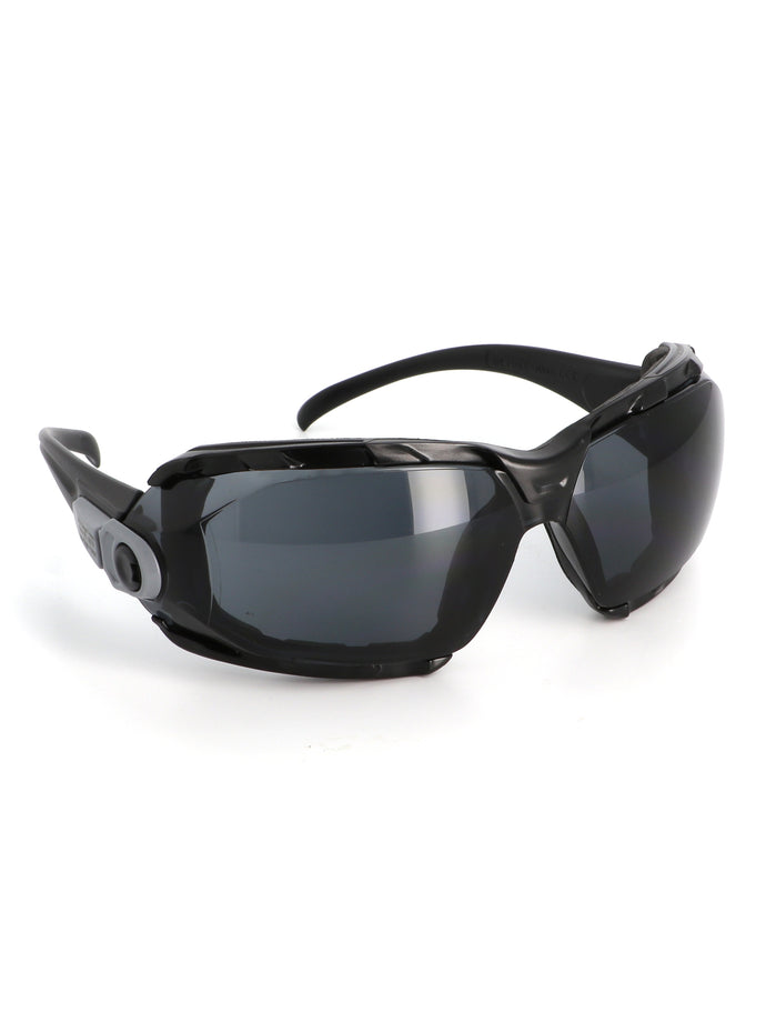 SINGER-SAFETY  EVAMOUSSA - FOAM STYLE SAFETY SPEC DARK GLASS WIDE VISION LENSE.