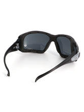 Load image into Gallery viewer, SINGER-SAFETY  EVAMOUSSA - FOAM STYLE SAFETY SPEC DARK GLASS WIDE VISION LENSE.
