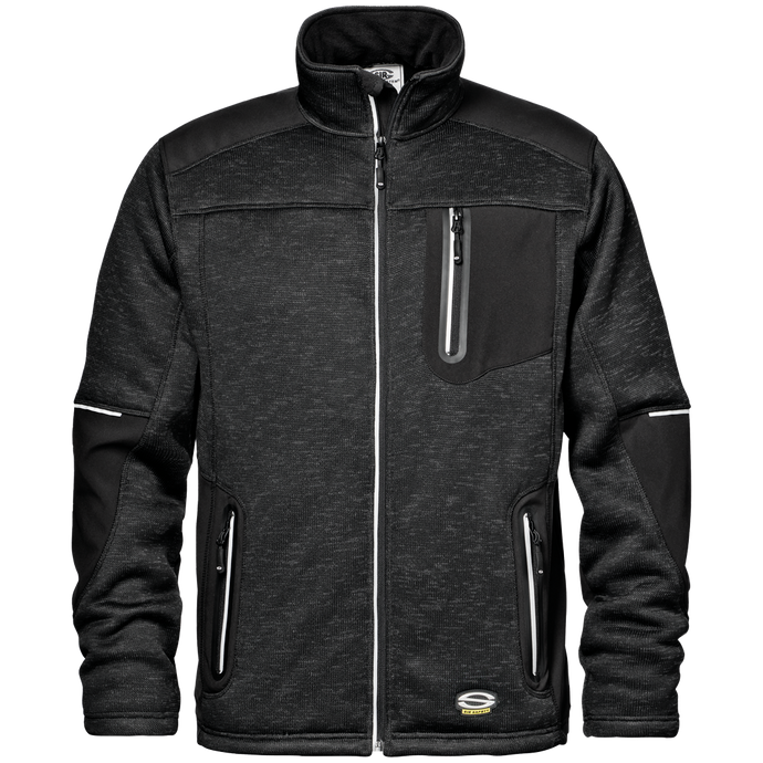 SIR SAFETY FIGHTER HEAVY DUTY ZIPPED WORK JACKET GREY - MC2512 ZM