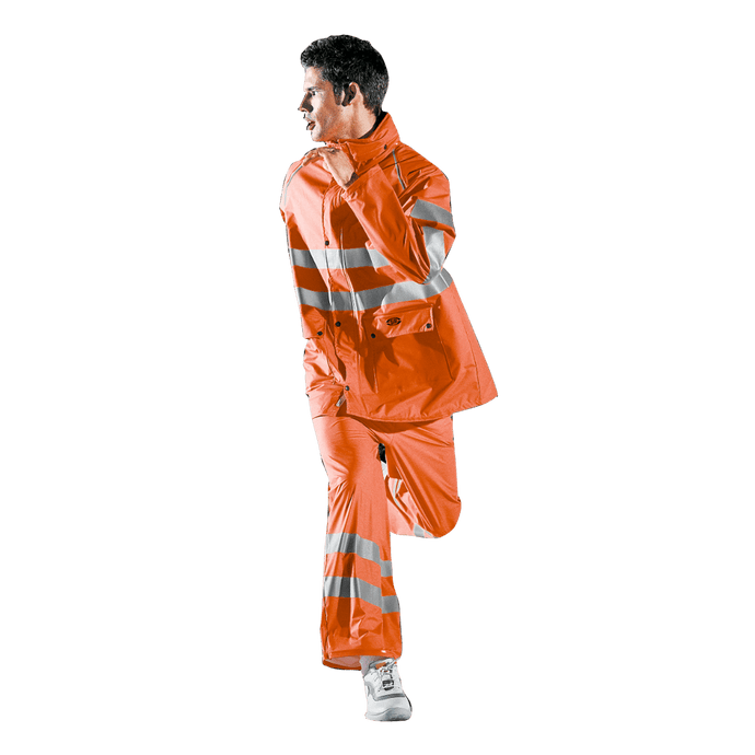 SIR SAFETY GLAMOUR HI VIZ ORANGE WATERPROOF BREATHABLE JACKET - MC4011 H1