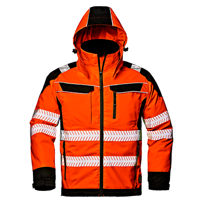 SIR SAFETY - ORANGE - ANDROMEDA INDUSTRIAL WATERPROOF PADDED HEAVY DUTY BOMBER JACKET