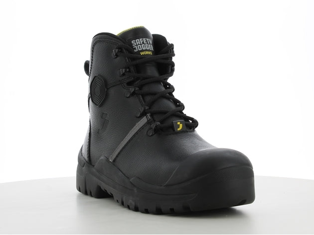 SAFETY JOGGER S3 SR LG HI CI FO HRO - HEKLA S3 MID BLACK