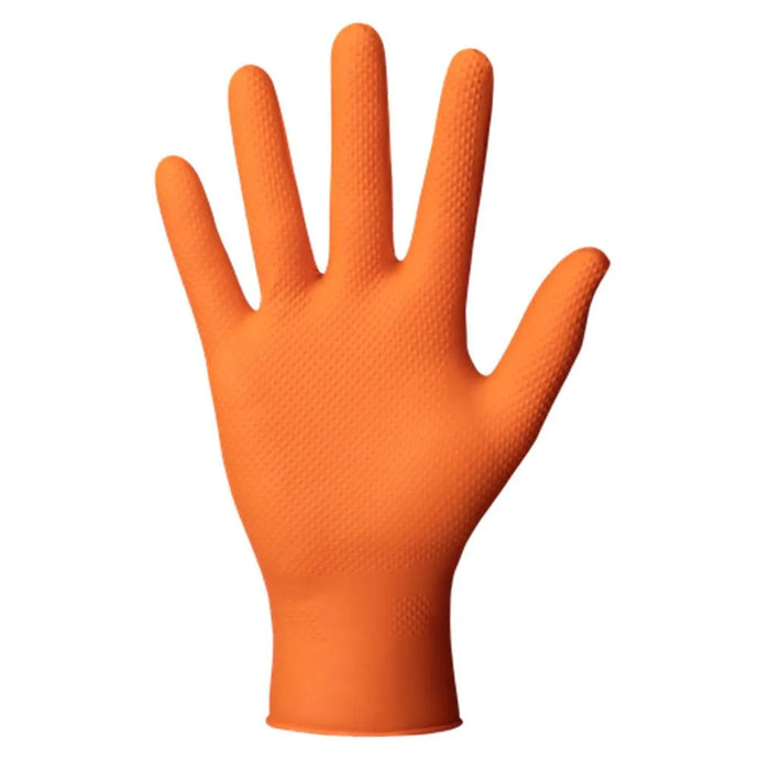 MERCATOR IDEAL INDUSTRIAL GRIPSTER PLUS ORANGE NITRILE GLOVE