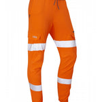 LEO JT01-O- HAWKRIDGE RAILSPEC  ISO 20471 CLASS 1 JOGGER TRACKSUIT BOTTOM HI VIZ ORANGE