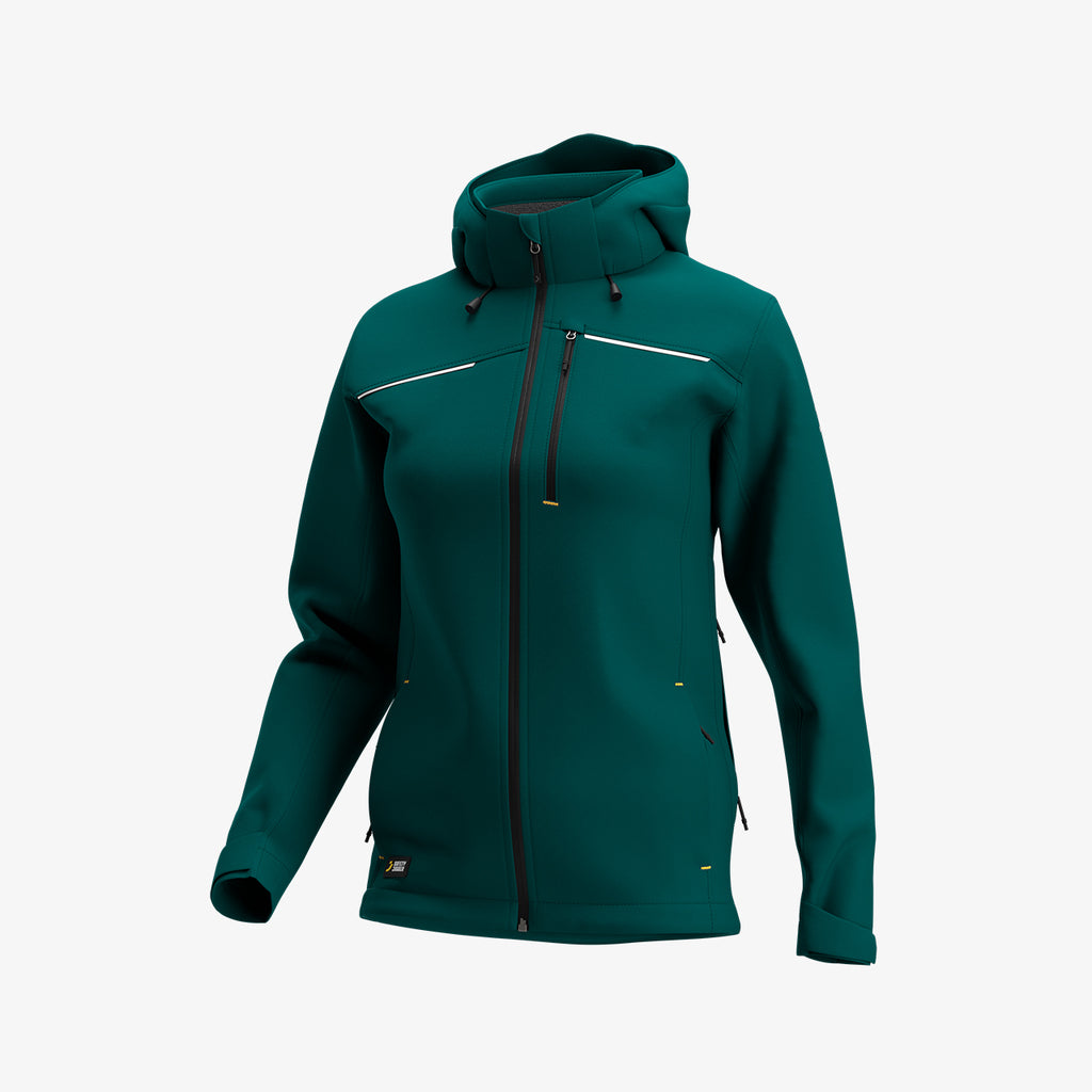 Safety Jogger - KASAI SOFTSHELL JACKET WOMEN - KASSSHLW - TURKISH BLUE