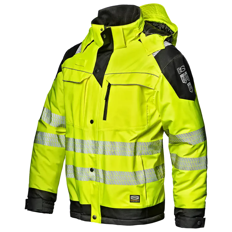 SIR SAFETY - YELLOW - LOFOTEN - HI VIZ EXECUTIVE WORK BOMBER JACKET - MC4130EE