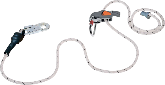 DELTAPLUS EX030200  CAMELEON + LANYARD 2 Metre Work Positioning Lanyard