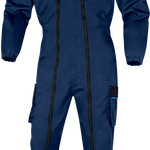 DELTAPLUS MACH 2 NAVY-BLACK  M2CZ3 INDUSTRIAL LIGHTWEIGHT TWIN ZIP EASY ACCESS OVERALL