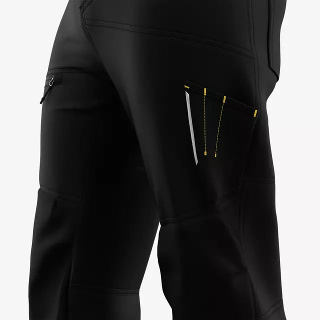 SAFETY JOGGER MAPCTROM - MAPLE CARGO WORK TROUSERS MEN BLACK