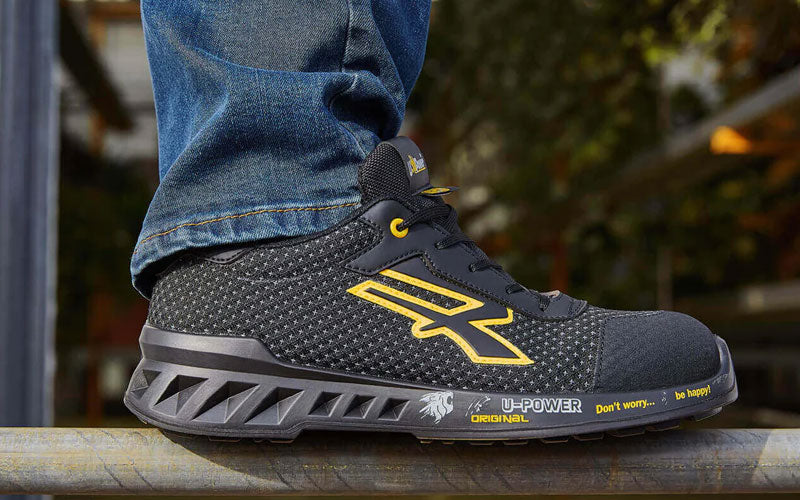 U-POWER MATT LIGHTWEIGHT SAFETY TRAINER SHOE ESD