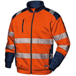 SIR- MC3912 FUNNY HI VIZ ORANGE NAVY ZIPPED SWEATER HEAVY DUTY