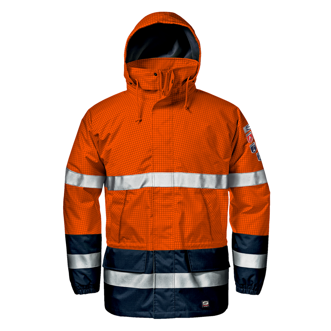 SIR - MC6044  MICROLINES HI VIZ ORANGE MULTI HAZARD FLAME RETARDANT JACKET