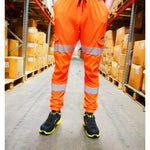 LEO JT01-O- HAWKRIDGE RAILSPEC  ISO 20471 CLASS 1 JOGGER TRACKSUIT BOTTOM HI VIZ ORANGE