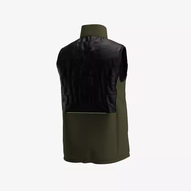 SAFETY JOGGER OAKBWARMM - OAK BODYWARMER MEN KHAKI/BLACK