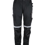 SINGER-SAFETY  PETRO - RIPSTOP SAFETY WORK TROUSER 280 gsm. BLACK / GREY