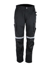 Load image into Gallery viewer, SINGER-SAFETY  PETRO - RIPSTOP SAFETY WORK TROUSER 280 gsm. BLACK / GREY
