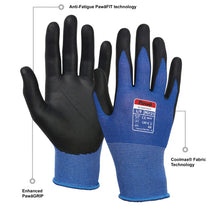 Load image into Gallery viewer, Pawa PG121 Coolmax® Industrial Nitrile Palmed Work Glove
