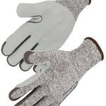 SINGER ANTI CUT D SPLIT LEATHER PATCH ON PALM AND FINGERS. 10 GAUGE.