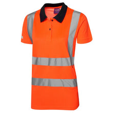 Load image into Gallery viewer, LEO - ORANGE - LANA - ECO HI VIZ COMFORT WOMEN'S POLO SHIRT PL01
